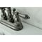 Kingston Brass NB1600AL 4" Centerset Bathroom Faucet, Black Stainless Steel NB1600AL - alternate 2